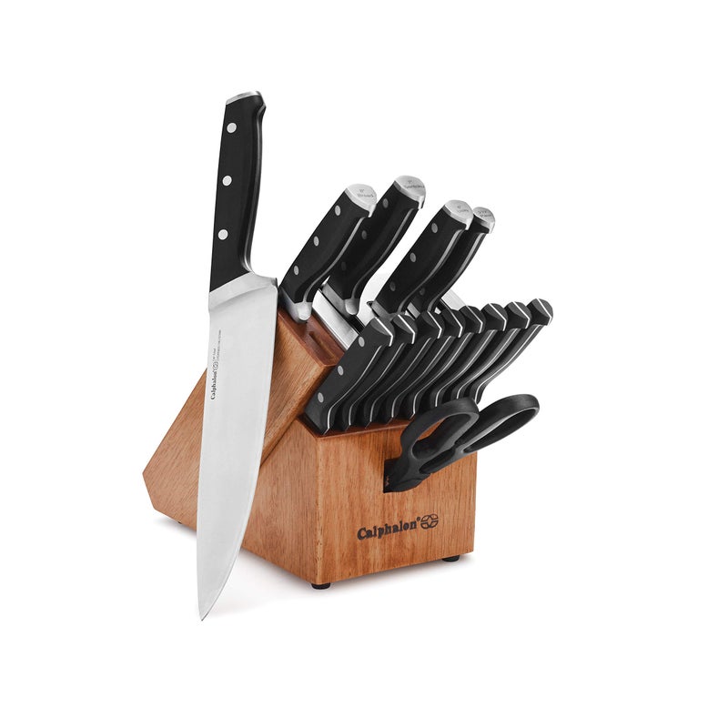 Calphalon Classic Self-Sharpening Cutlery Knife Block Set with SharpIN Technology, 15 piece - Image 1